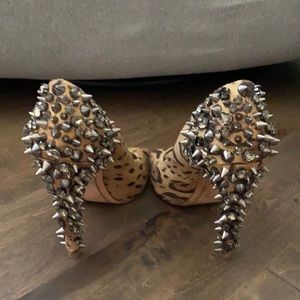 Sam Edelman Leopard Spiked heels